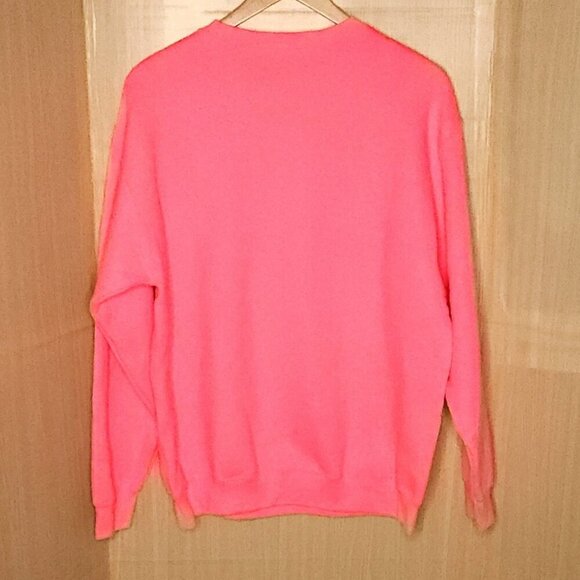 Unbranded Womens Neon Pink Softball Sweatshirt XL - Picture 2 of 6